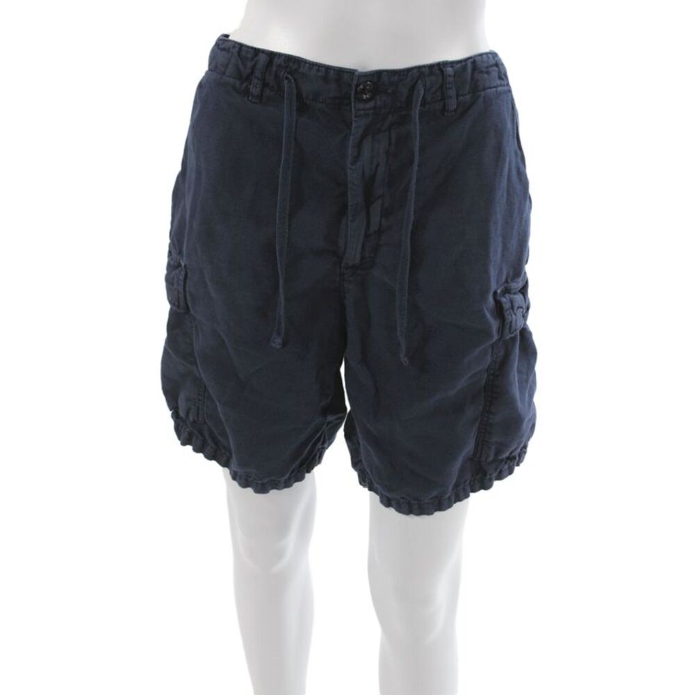 Hartford Mens Cargo Shorts Blue Size 50